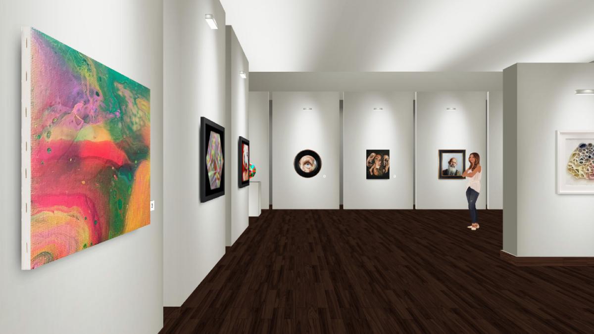 Galleria virtuale per mostre collettive | Prima sala