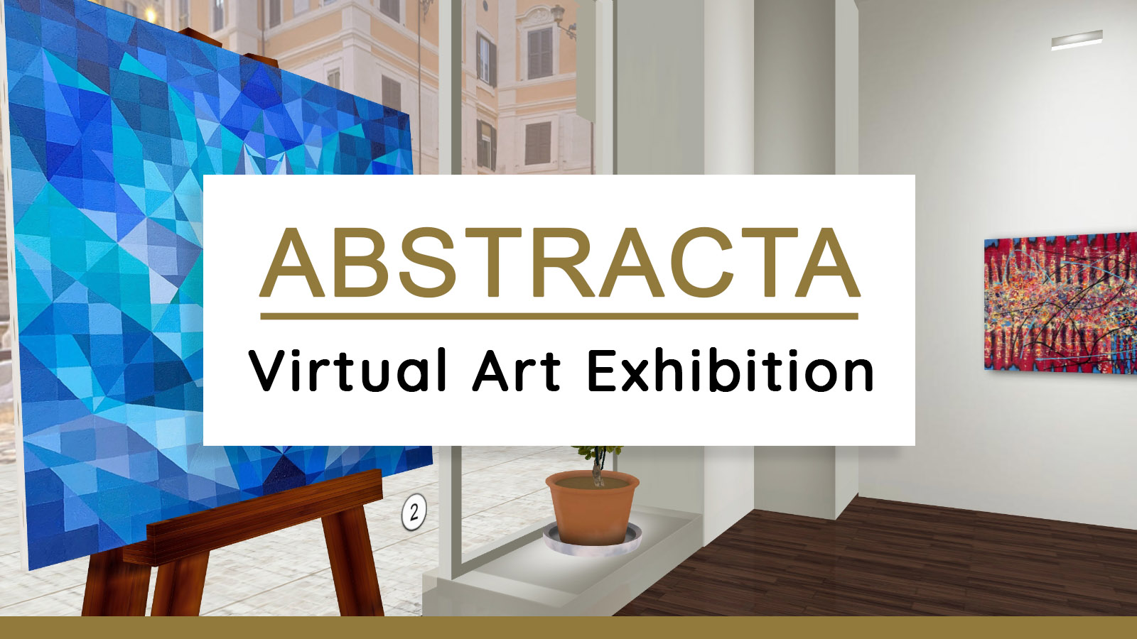 Filmato mostra virtuale Abstracta 2022 - curata da Make Art Gallery