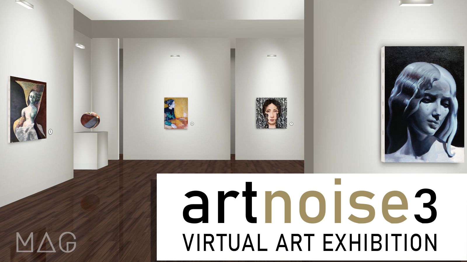 Filmato documentario della mostra online Art Noise 3, 2022 - Mostra Virtuale
