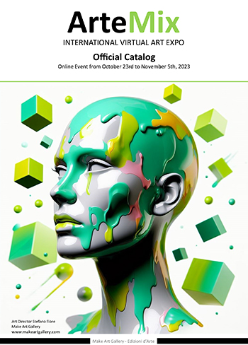 catalogo della mostra virtuale Artemix 2023 - inclusa nella virtual art week 2023