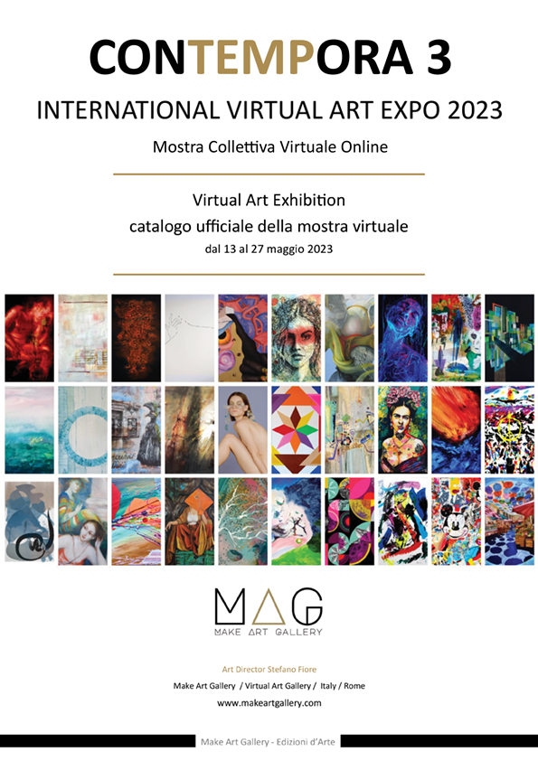 Catalogo della mostra virtuale Contempora 3, 2023 - Make Art Gallery
