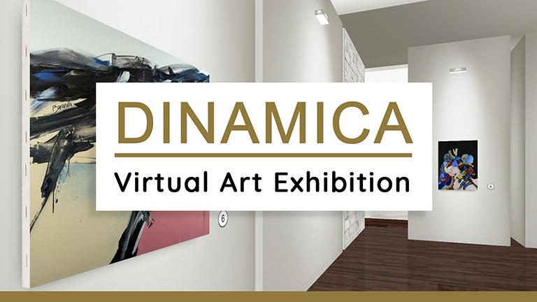 filmato documentario della mostra virtuale online Dinamica Art Expo 2022 - 2023