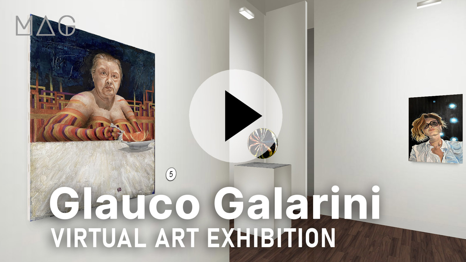 Galleria d'arte virtuale online | Filmato della mostra personale di Glauco Galarini