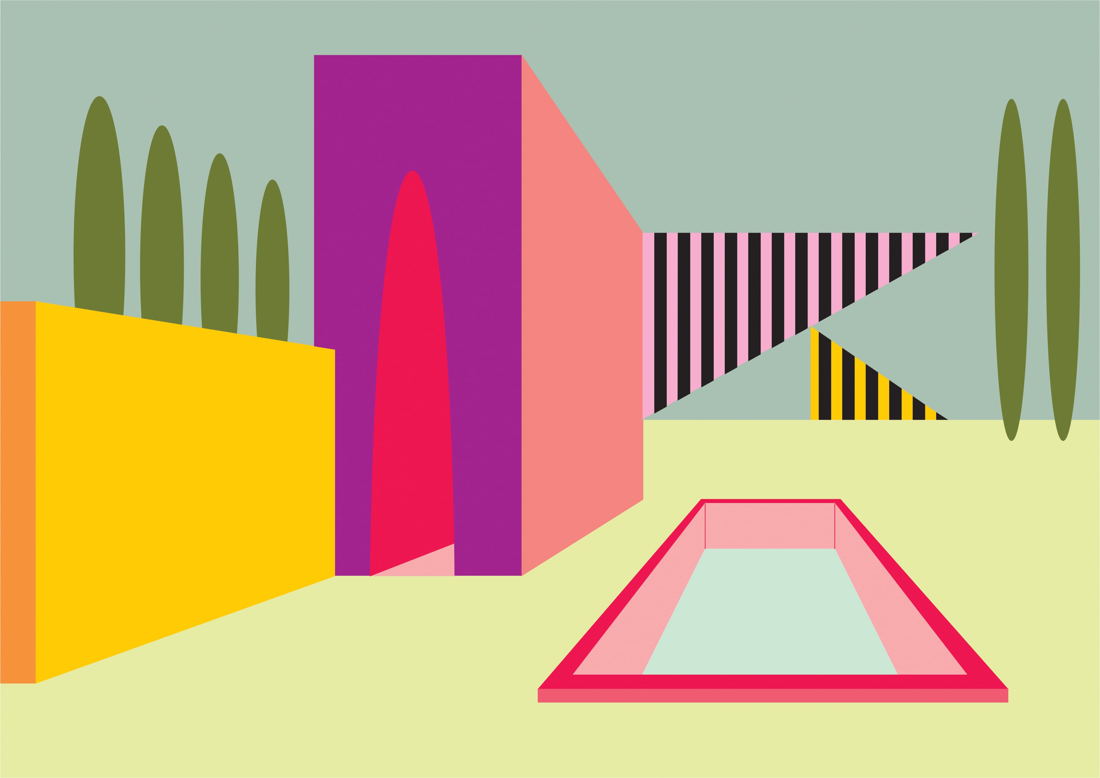 dipinto dell'artista Monserrat Mendez, vincitore di ArteMix 2023 - Make Art Gallery Roma