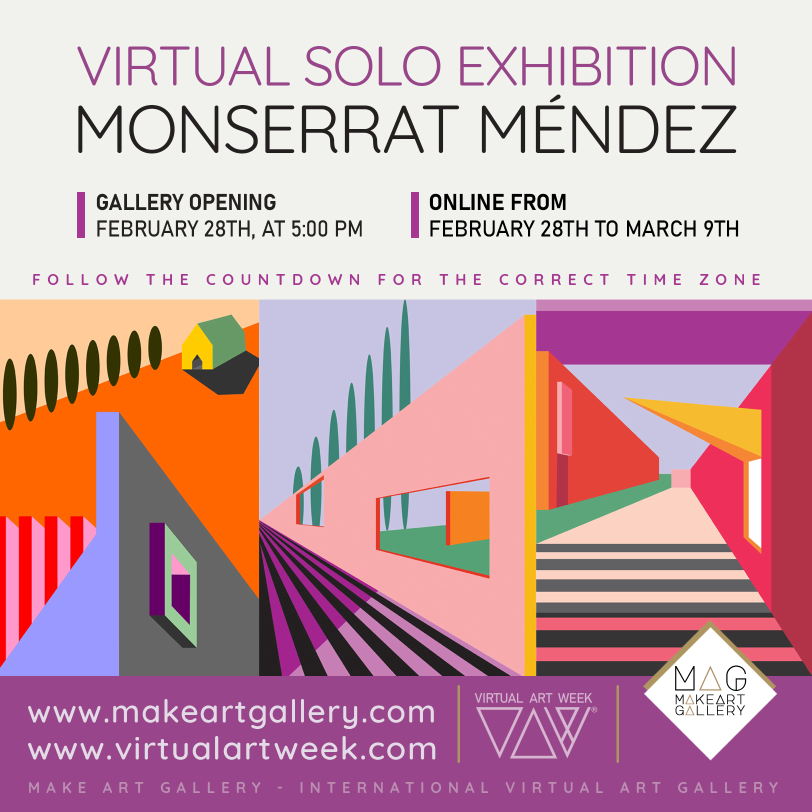 Mostra personale virtuale artista Monserrat Mendez | Galleria online di arte contemporanea