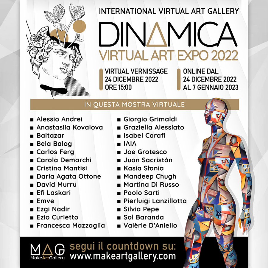 Mostra virtuale collettiva online Dinamica Art Expo 2022