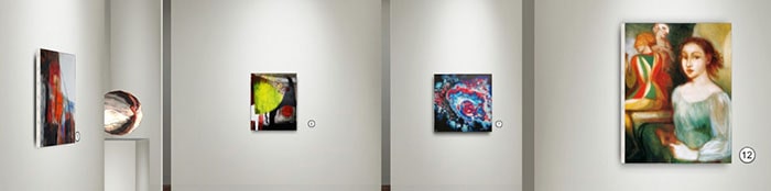 Mostre Virtuali esplorabili via web | Make Art Gallery