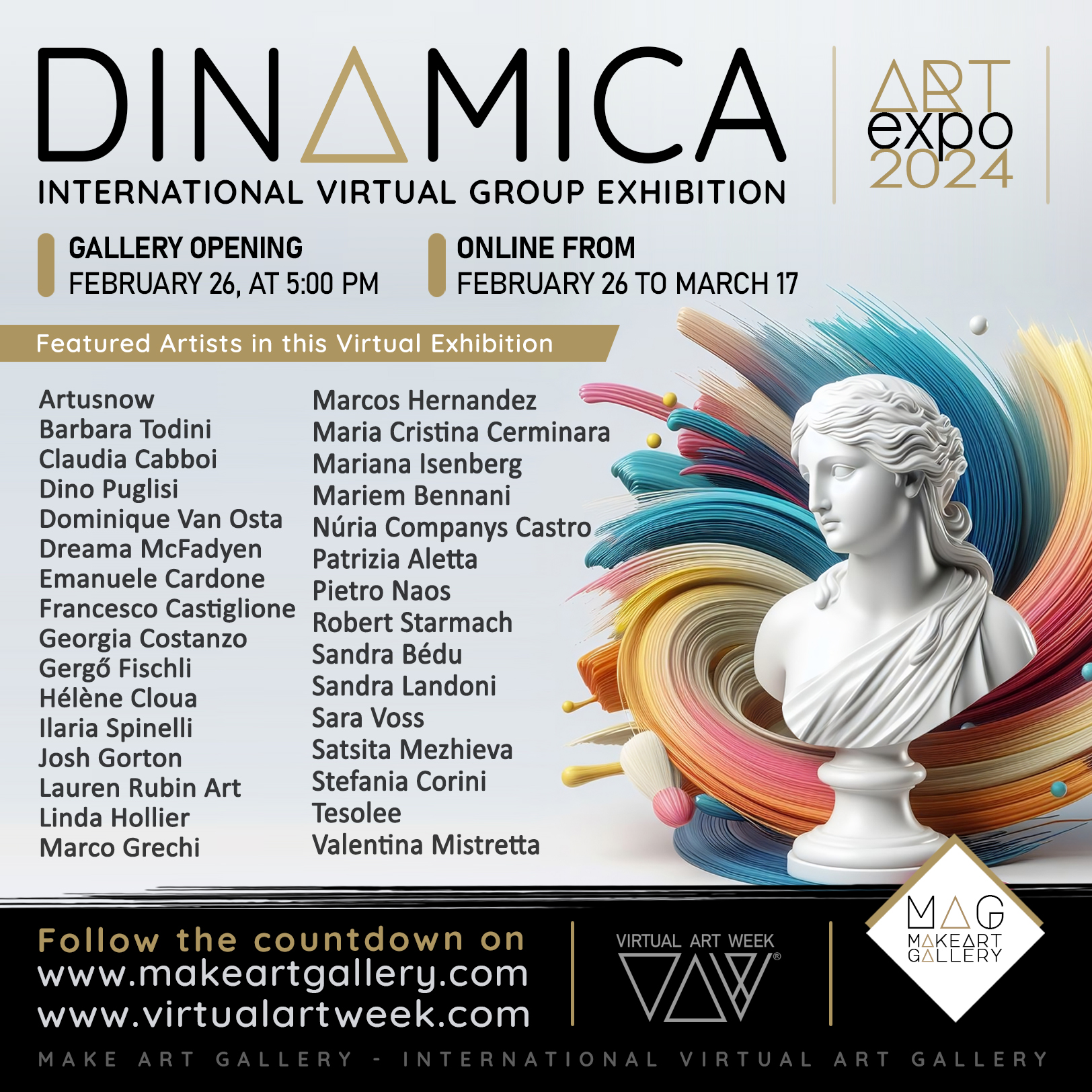 Mostra collettiva virtuale internazionale Dinamica Art Expo | Virtual Art Week