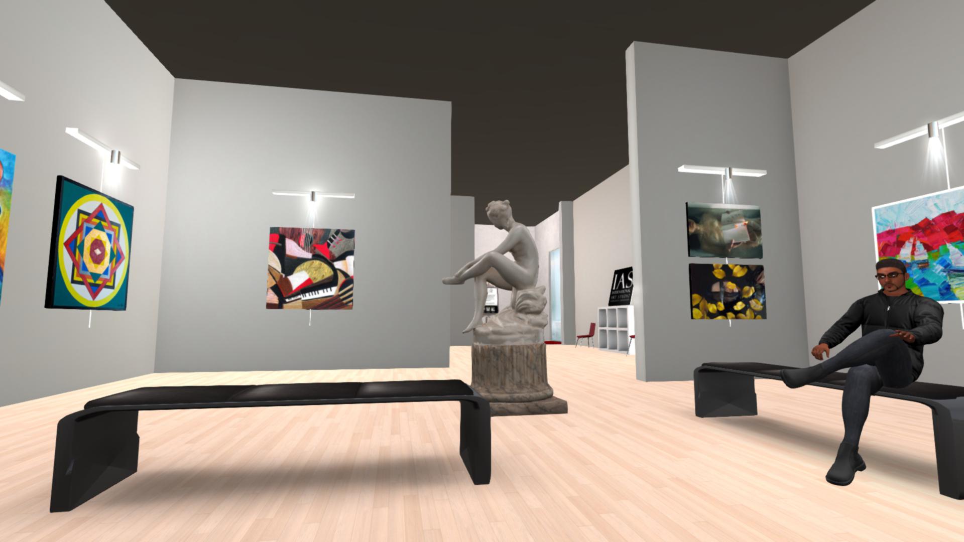 Galleria MAG nel mondo virtuale di secondlife per la presentazione del libro d'arte Abstrart vol 2